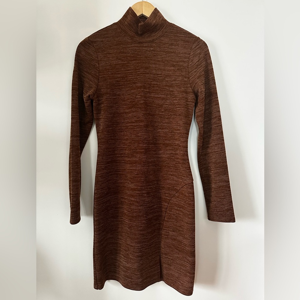 Nine Britton Chocolate Long Sleeve Dress